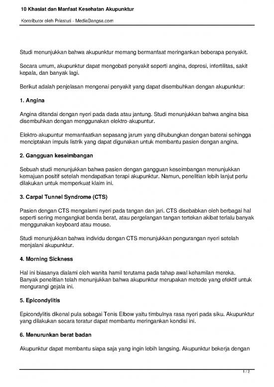 picture_Penelitian Pdf 8781 | 10 Khasiat Dan Manfaat Kesehatan Akupunktur | Akupunktur